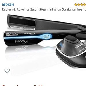 Redken & Rowenta steam infusion salon flat iron